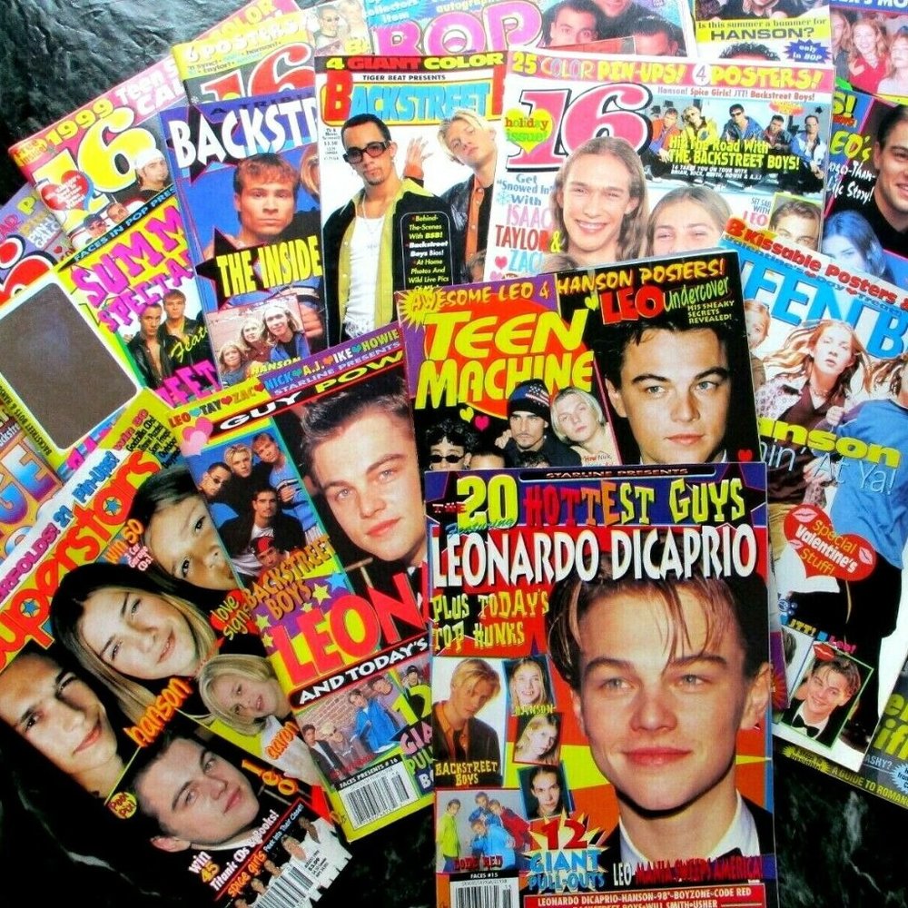 I S O late 90s teen magazines - hanson BSB Nsync